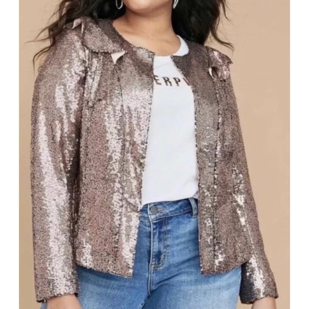 Pink Sequined Blazer